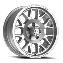 Gear Off Road Raid Trailer 15x6 6x139.7 0 ET 108.0 CB Gloss Silver
