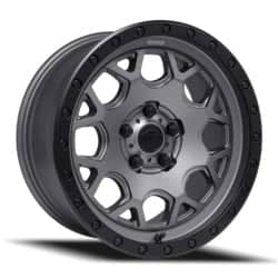 Reika Marauder R45 17x8 5x108 20 ET 65.1 CB Gunmetal Grey/Black Ring