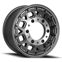 Reika Marauder R45V Supersingle Van Spare 17x8 6x205 89 ET 130.1 CB Gunmetal Grey