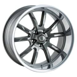 Ridler 650 17x7 5x114.3 0 ET 83.8 CB Gray w/Polished Lip