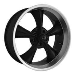 Ridler 695 18x8 5x114.3 0 ET 83.8 CB Matte Black w/Machined Lip
