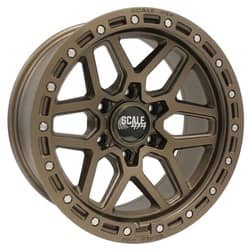 Scale 4x4 S02 17x8.5 6x139.7 -10 ET 106.3 CB Matte Bronze w/Simulated Beadlock