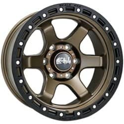 Scale 4x4 S03 17x9 6x139.7 -25 ET 106.3 CB Bronze Black