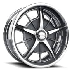 Schott Split-Window (Std Profile) 22x10 -51 to 85.72 ET 108 CB Custom Finish