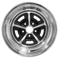 Scott Drake Magnum 500 Reproduction 15x8 5x114.3 0 ET 54.1 CB Chrome with Satin Black