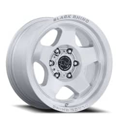 Black Rhino Sol 17x8.5 5x127 0 ET 71.5 CB Gloss Silver