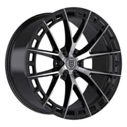 TIS Offroad 504MB 22x10 6x139.7 24 ET 106.2 CB Machined & Black