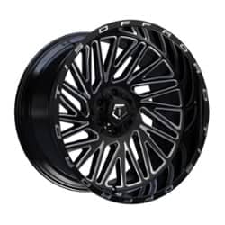 TIS Offroad 553B 22x10 8x165.1 -12 ET 106.1 CB Gloss Black Milled