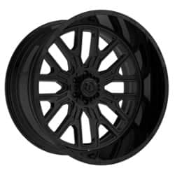 TIS Offroad 560B 24x14 8x170 -76 ET 125.2 CB Gloss Black w/Lip Logo