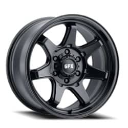 GFX TR32 17x9 6x139.7 0 ET 106.2 CB Matte Black
