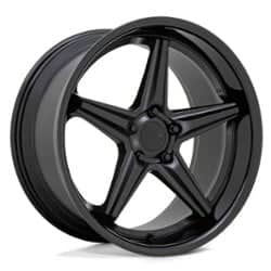TSW Alloy Launch 19x9.5 5x114.3 20 ET 76.1 CB Matte Black w/Gloss Lip