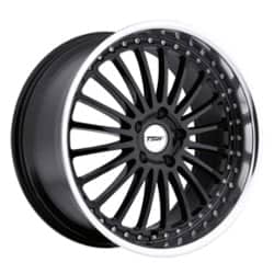 TSW Alloy Silverstone 18x8 5x114.3 20 ET 76.1 CB Gloss Black W/Mirror Cut Lip