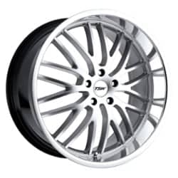 TSW Alloy Snetterton 20x8.5 5x114.3 40 ET 76.1 CB Hyper Silver W/Mirror Cut Lip