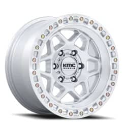 KMC Torx 17x8.5 6x139.7 0 ET 106.1 CB Gloss Silver