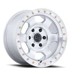 Black Rhino Trooper 17x8.5 6x139.7 25 ET 106.1 CB Gloss Silver