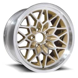 U.S. Wheel Snowflake 350 15x8 5x120.65 0 ET 70.3 CB Gold/Machine