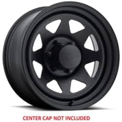 U.S. Wheel 8 Spoke Stealth 704 15x7 5x114.3 13 ET 82.6 CB Matte Black
