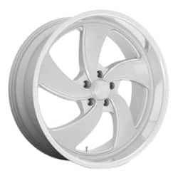 US Mags Desperado 5 - U134 24x10 5x127 5 ET 78.1 CB Silver Brushed with Diamond Cut Lip