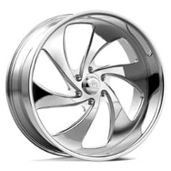 US Mags Initiative 6 UF027 24x10 Blank 5 Lug 5 ET 72.56 CB Polished