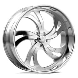 US Mags Kompressor 5 UF009 24x10 Blank 5 Lug 5 ET 72.56 CB Polished