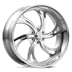 US Mags Kompressor 6 UF010 24x10 Blank 5 Lug 5 ET 72.56 CB Polished
