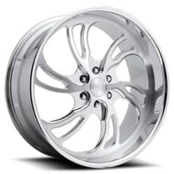 US Mags Villian 6 UF024 24x10 Blank 5 Lug 5 ET 72.56 CB Polished