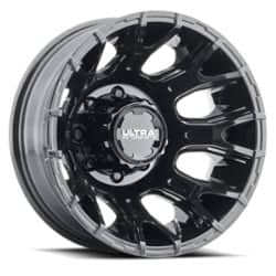 Ultra 022 Scorpion Dually Rear 17x6.5 8x200 -140 ET 142.3 CB Gloss Black