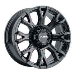 Ultra 123BK Scorpion 17x9 8x165.1 12 ET 125.2 CB Gloss Black with Clear Coat