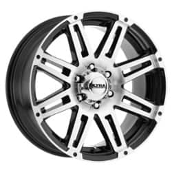 Ultra 226 Machine 17x8.5 6x139.7 25 ET 106.1 CB Gloss Black w/ Diamond Cut Face & Clear Coat