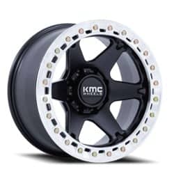 KMC VI Beadlock 17x9 6x135 1 ET 87.1 CB Satin Black