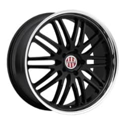 Victor Equipment Lemans 19x11 5x130 36 ET 71.6 CB Gloss Black with Mirror Cut Lip