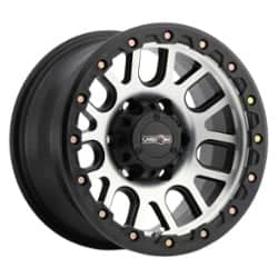 Vision Nemesis 17x9 8x165.1 -12 ET 125.2 CB Matte Black Machined Face