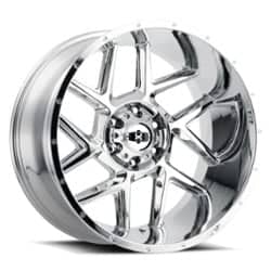 Vision 360 Sliver 24x12 8x165.1 -51 ET 125.2 CB Chrome