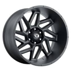 Vision 361 Spyder 22x10 5x139.7 -19 ET 108 CB Satin Black