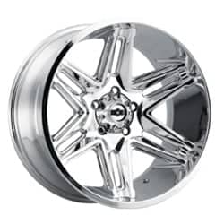 Vision 363 Razor 24x12 5x139.7 -51 ET 108 CB Chrome