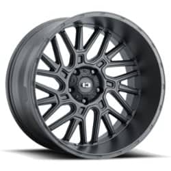 Vision 404 Brawl 22x10 5x139.7 -19 ET 108 CB Satin Black