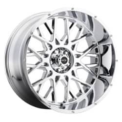 Vision 412 Rocker 22x10 8x165.1 -19 ET 125.2 CB Chrome