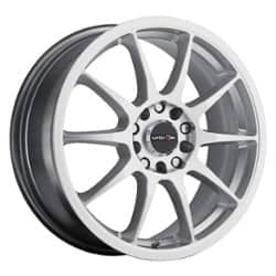 Vision Bane 16x7 5x112/5x114.3 38 ET 73.1 CB Hyper Silver