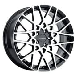 Vision 474 Recoil 17x8 5x114.3 38 ET 73.1 CB Gloss Black Machined Face