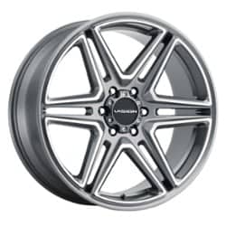 Vision 476 Wedge 24x9.5 6x139.7 30 ET 78.1 CB Gunmetal Machined Face