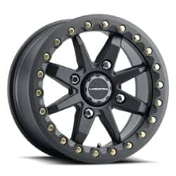 Vision 544 Bolt 14x7 4x156 38 ET 131.1 CB Satin Black