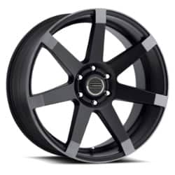 Vision 9042 Sultan 24x9.5 6x135 25 ET 87.1 CB Matte Black w/Anthracite Spoke Ends