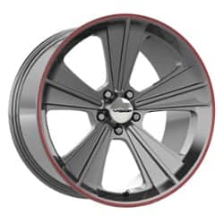 Vision Missile Gunmetal w/Red Lip
