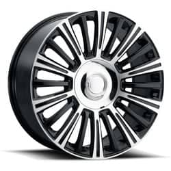 Voxx Replica ES4 22x9 6x135 28 ET 87.1 CB Gloss Black Machined Face