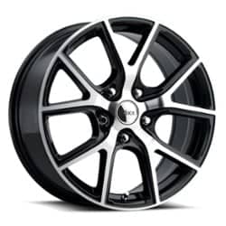 Voxx Lumi 17x8 5x114.3 35 ET 73.1 CB Gloss Black Machined Face