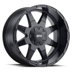 G-FX TR12 17x9 5x114.3/5x127 12 ET 73.1 CB Matte Black