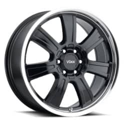 Voxx Turin Gloss Black Mirror Machined Lip