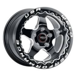 Weld Ventura Beadlock S904 15x10 5x114.3 50 ET 78.1 CB Gloss Black Milled