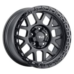 Weld Off-Road Cinch W104 17x8.5 5x100/5x114.3 38 ET 72.56 CB Satin Black / Gloss Black