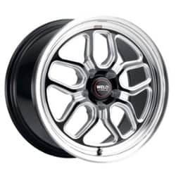 Weld Laguna Drag S152 17x5 5x114.3 -21 ET 78.1 CB Gloss Black Milled